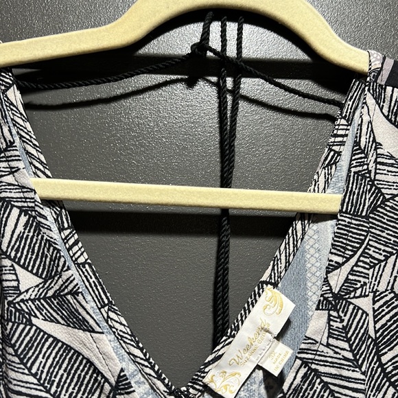 NWOT Suzanne Betro Weekend Babydoll Top, Size 3x - Picture 5 of 6